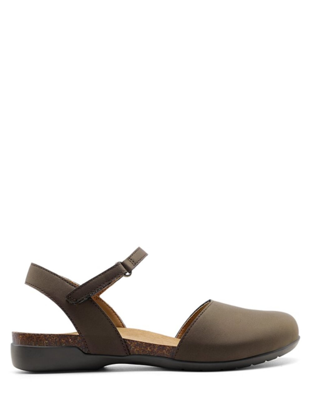 Dream Pairs Dark Brown Closed Toe Arch Support Sandals/NIB/6 - Picture 3 of 15
